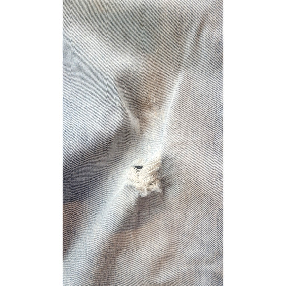 Vintage Levi's 505 Jeans Light Wash Distressed Ripped Frayed Hem Thrashed *READ* - Picture 6 of 16